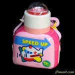 昭和レトロゲーム水筒ピンク飛行機柄