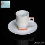 ノリタケピエールカルダンデミタスカップ&ソーサーピンク
