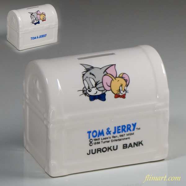 トムとジェリー十六銀行貯金箱 : 昭和レトロポップ食器生活雑貨通販