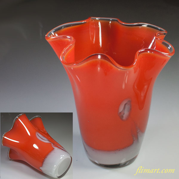 昭和レトロガラス花瓶R5394 : レトロ雑貨通販ショップ