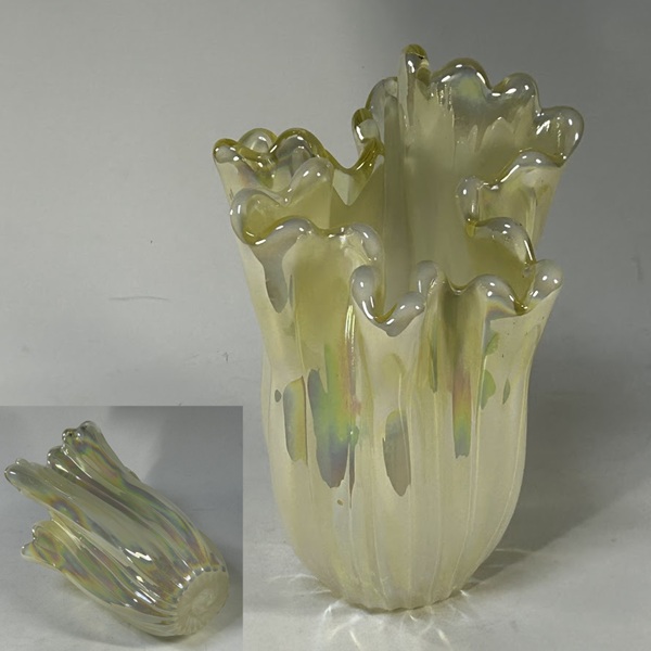 ラスターガラス花瓶R9361