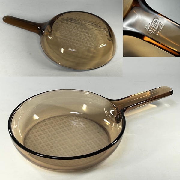 フランスビジョンコーニングガラスフライパン