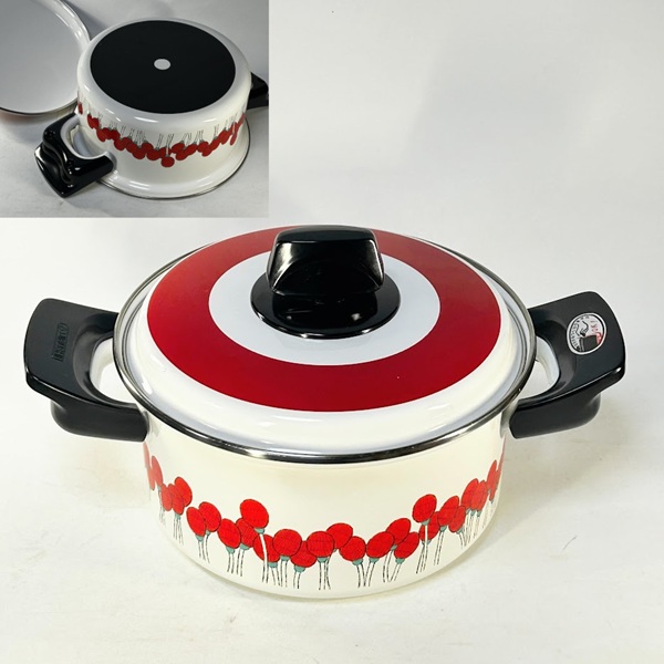 象印ホーロー両手鍋20cm3.1L R9472