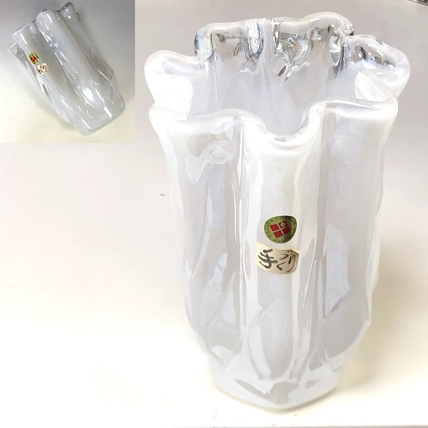 タジマクリスタルガラス花瓶R7565