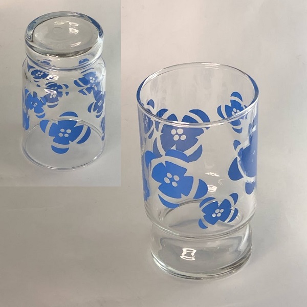 佐々木グラスガラスコップ青花柄R591