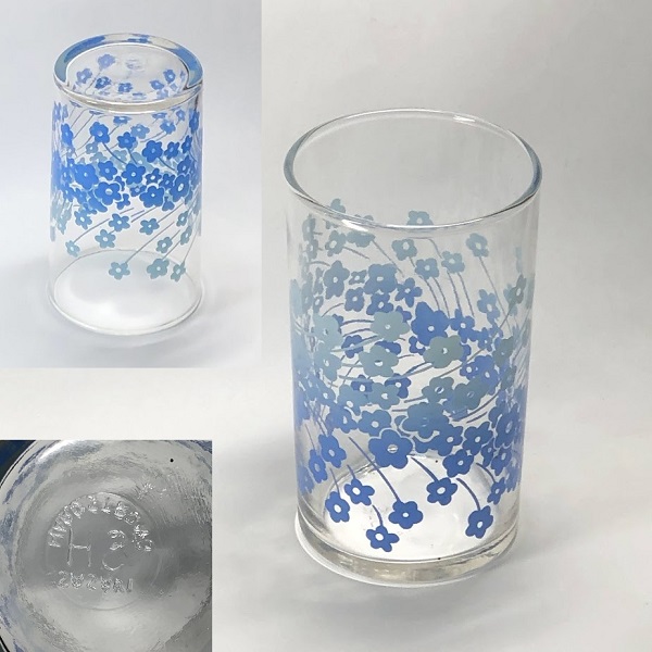 佐々木グラスガラスコップ青R1627
