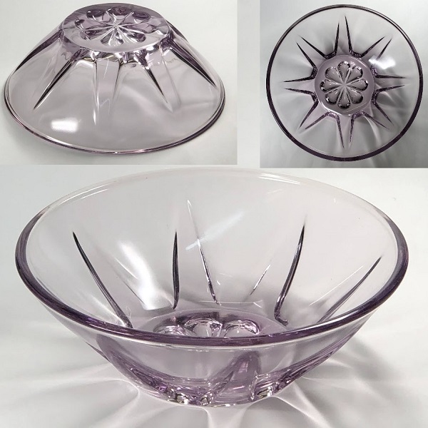 紫ガラス小鉢R1659