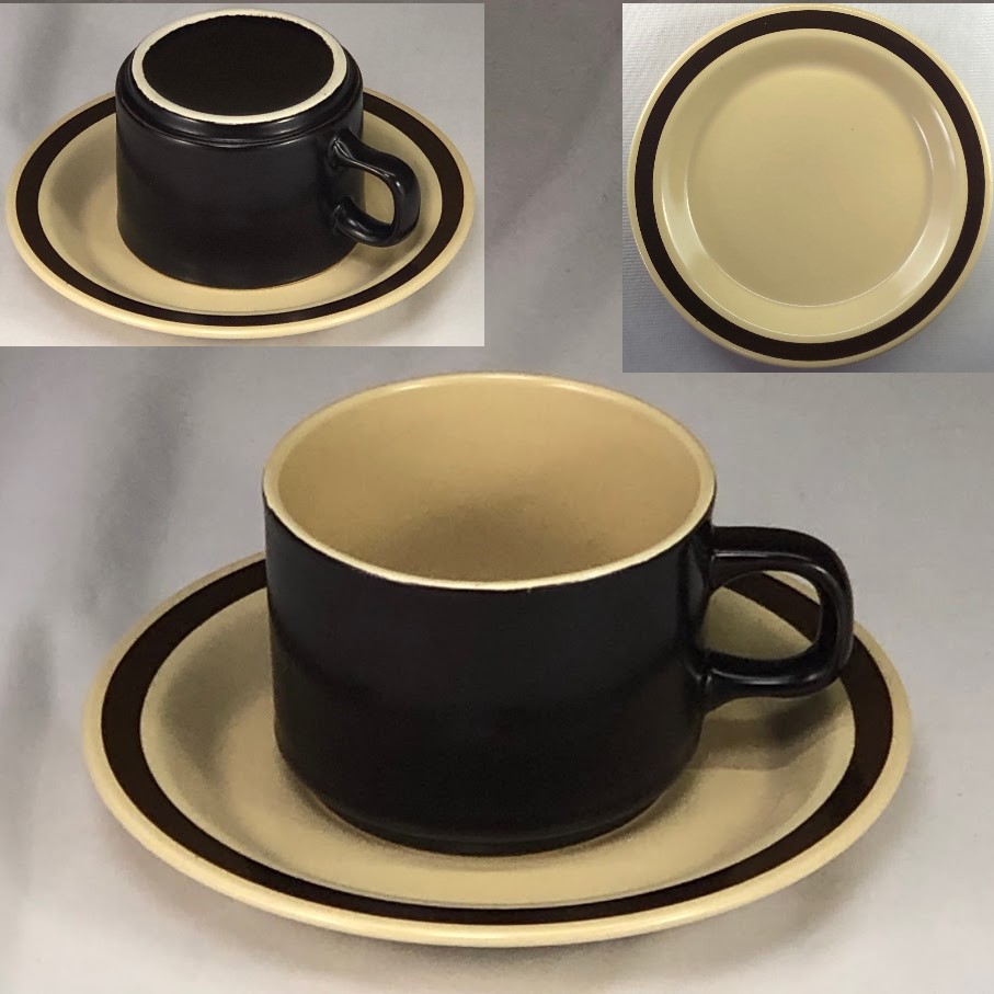 ニッコーダブルフェニックスストーンウェアカップ&ソーサーR6294