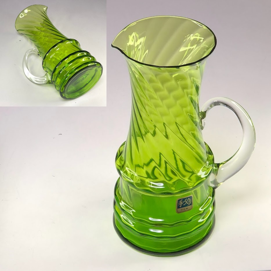 緑ガラスピッチャーR7822