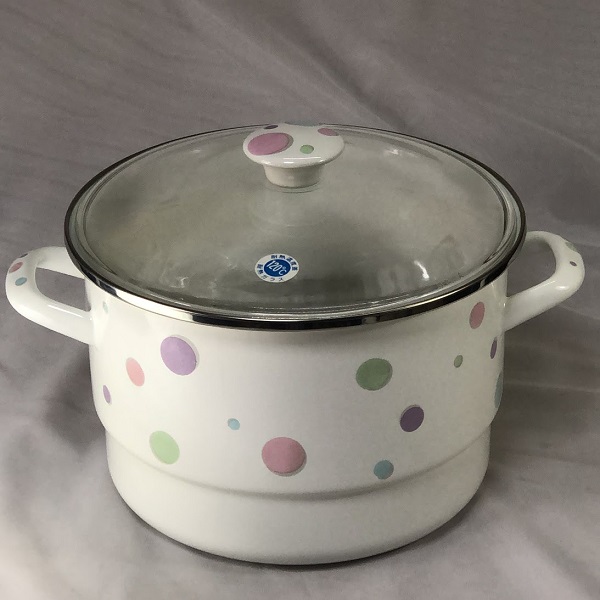 江尻ホーロー両手鍋蒸し器R6463