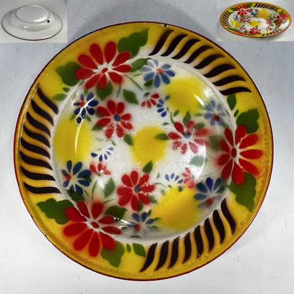 ホーローブリキ皿R9247