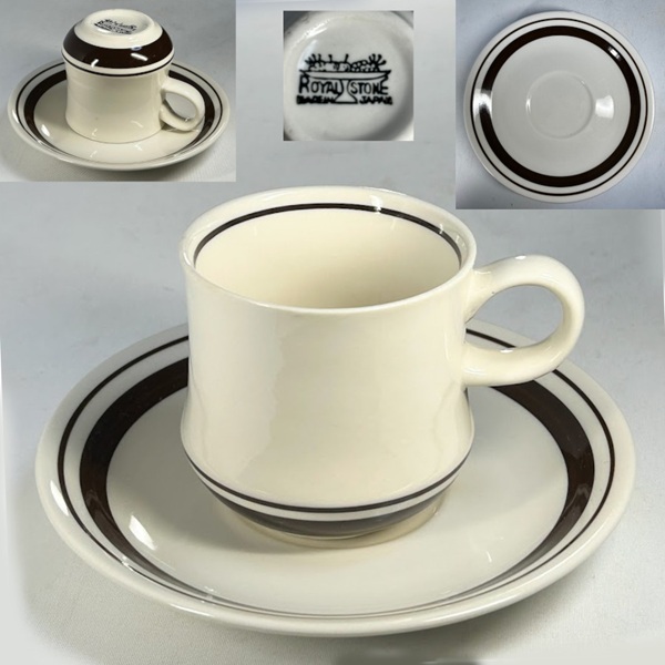 ロイヤルストーンウェアカップ＆ソーサーR9254