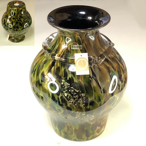 カメイグラス花瓶R8082