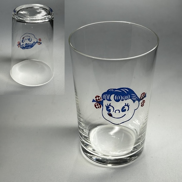 不二家ペコちゃんグラスガラスコップ