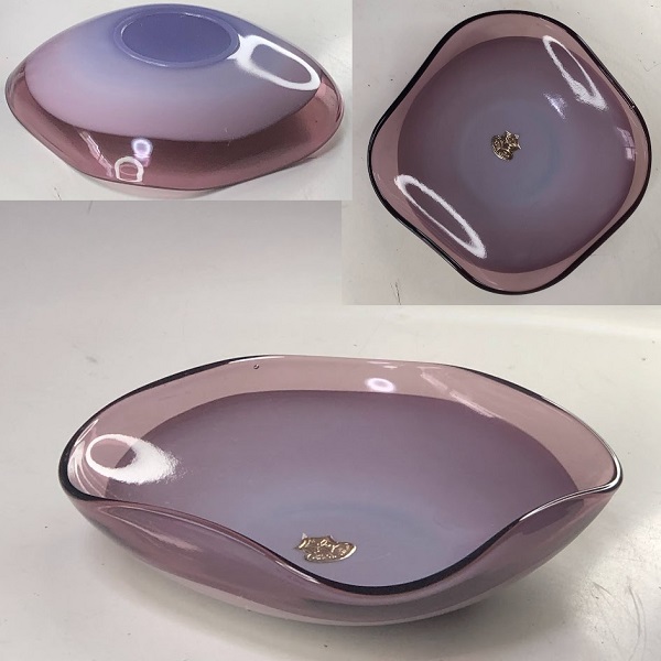 佐々木グラス紫ガラス小鉢