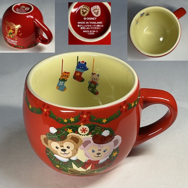 ダッフィークリスマスマグカップ