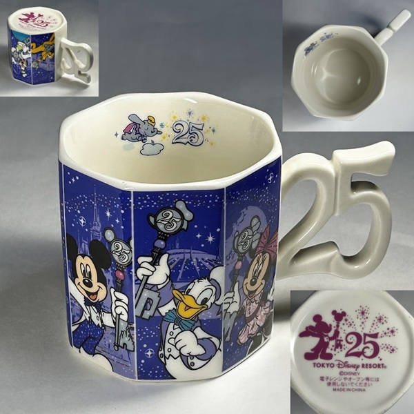 ディズニーリゾート25周年記念マグカップ