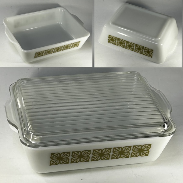 パイレックス Verde Square Flowers レフケース